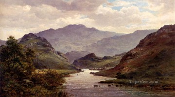 The landscape Alfred de Breanski Snr brook Oil Paintings